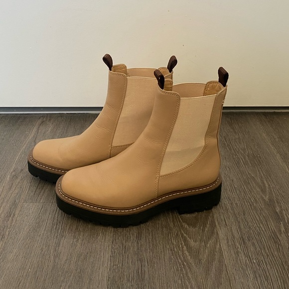 Sam Edelman Latina Waterproof Boot in Sesame - Picture 4 of 7